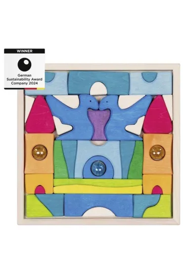 Puzzle Zamek uk�adanka z l�ni�cymi kamieniami Goki