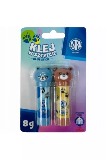 Astra Klej w sztyfcie Zwierz�tka 2 x 8 g