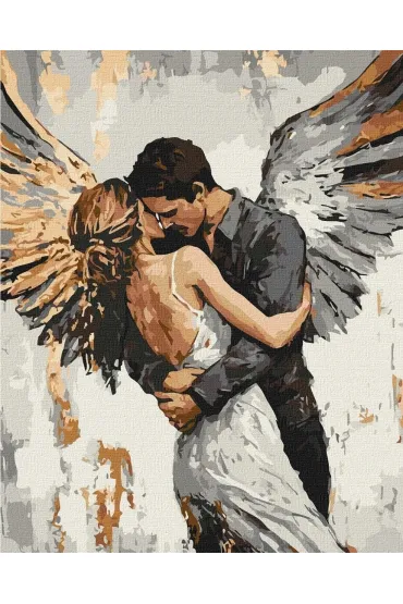 Ideyka Malowanie po numerach - U�ciski anio�a 40x50cm