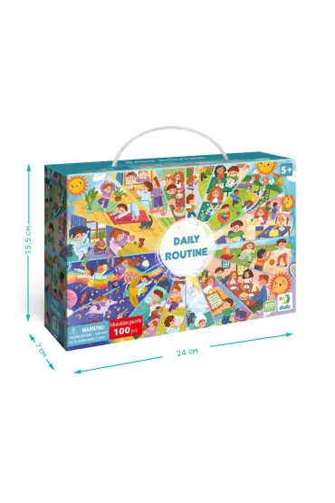 Puzzle 100 el. Daily Routine Dodo