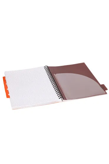 Strigo Ko�ozeszyt Pads A4 Floral ceglany kratka 100 kartek