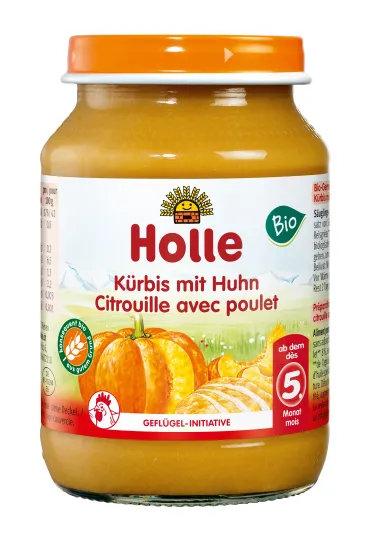 Holle Dynia z kurczakiem bezglutenowe od 5 miesi�ca 190 g Bio