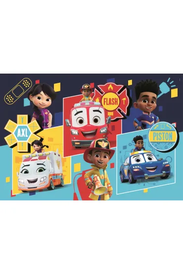Puzzle 24 el. Maxi SuperColor. Disney Firebud Clementoni