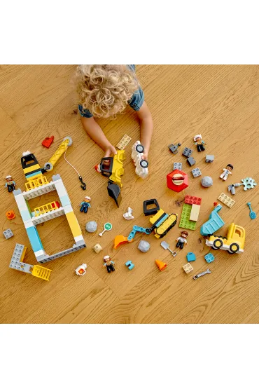LEGO DUPLO �uraw wie�owy i budowa 10933