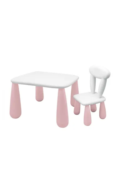 Stolik dla dzieci + krzese�ko Luna Classic r�owy