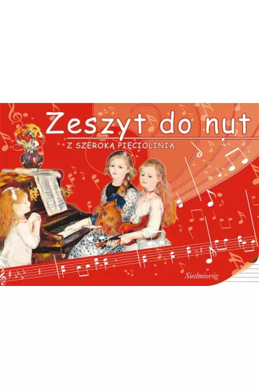 Siedmior�g Zeszyt do nut z szerok� pi�ciolini� pi�ciolinia 16 kartek