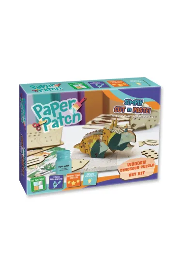 Zestaw decoupage Paper Patch - Puzzle Dino drewn Strigo