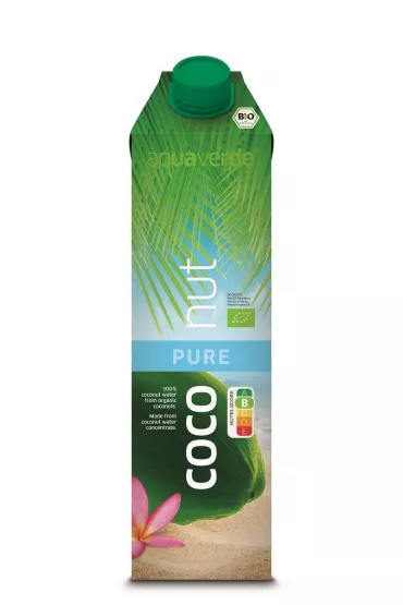 Aqua Verde Woda kokosowa Pure 1 l Bio