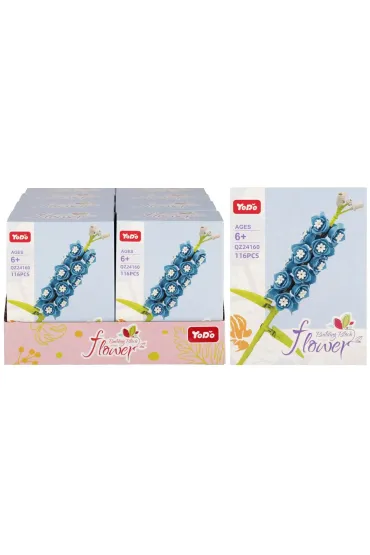 Klocki konstrukcyjne Kwiat 116 element�w MEGA CREATIVE 570795