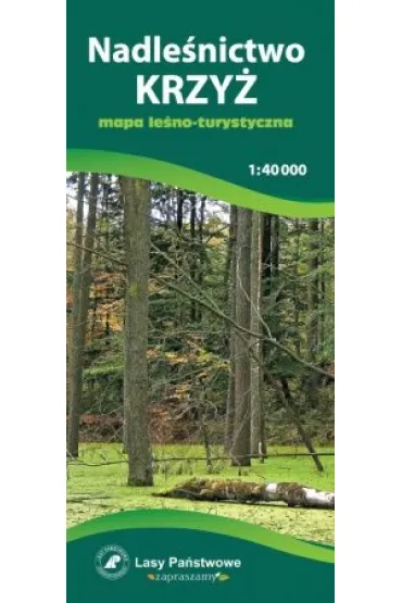 Nadle�nictwo Krzy� mapa le�no-turystyczna 1:40 000