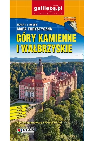 Mapa tur. - G�ry Kamienne i Wa�brzyskie
