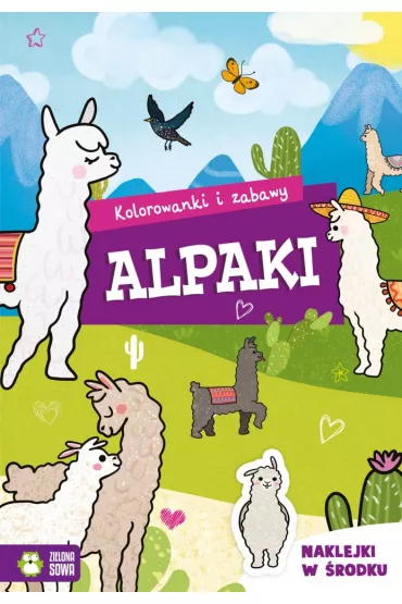 Kolorowanki i zabawy. Alpaki - Julia Nikodem