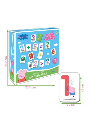 Aston Active Magnesy Peppa nauka liczenia