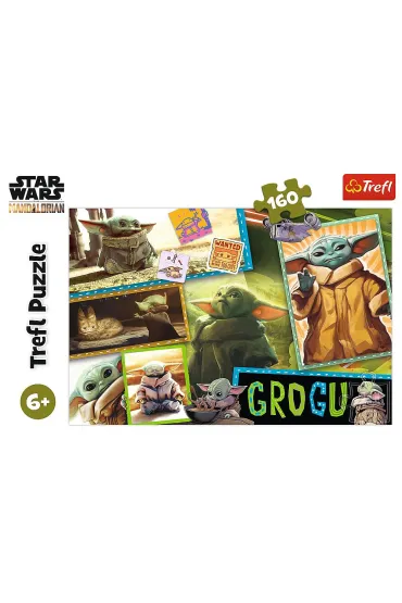 Puzzle 160 el. Grogu, Star Wars The Mandalorian Trefl