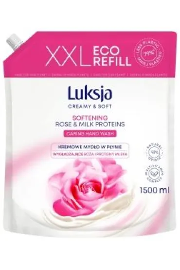 Luksja Myd�o w p�ynie Creamy&soft - R�a I Proteiny Mleka Zapas 1.5 l