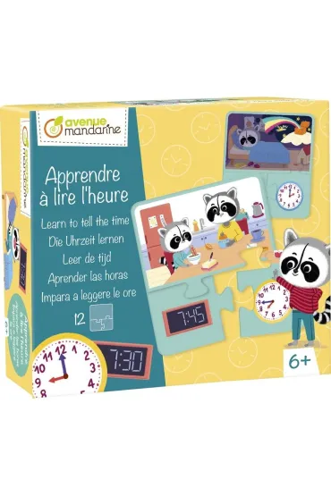 Puzzle 3 Nauka zegara Clairefontaine