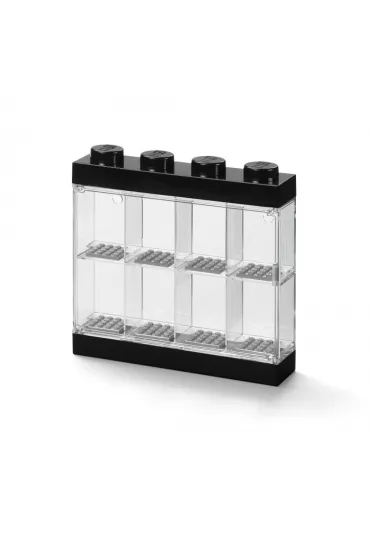 Gablotka na 8 minifigurek LEGO Czarna