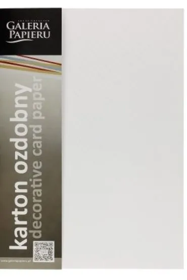 Argo Papier ozdobny (wizyt�wkowy) Galeria Papieru Batik bia�y A4 230g 20 szt.