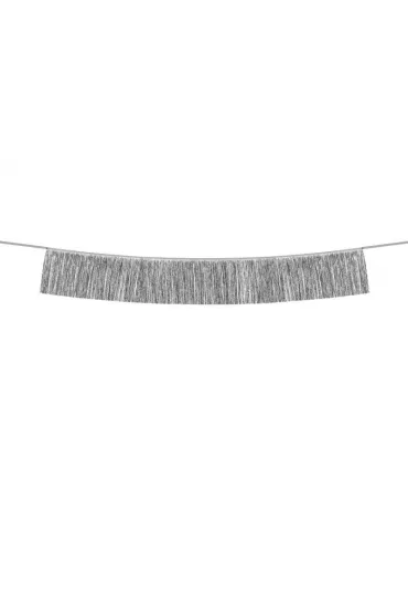 PartyDeco Girlanda fr�dzle srebrna