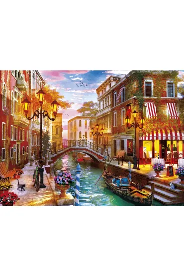 Puzzle 500 el. High Quality Collection. Sunset over Venice Clementoni
