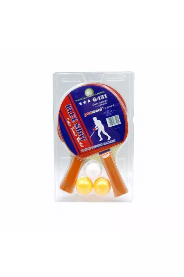 Rakietki do tenisa sto�owego G131 2szt + 3 pi�ki Polsirhurt