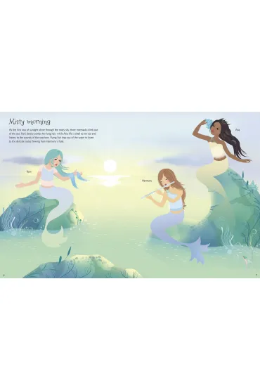 Sticker Dolly Dressing Mermaids wer. angielska - Fiona Watt