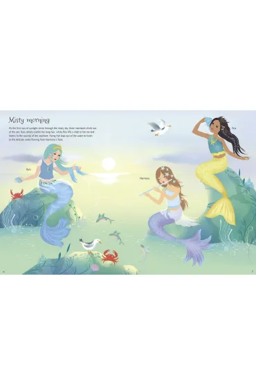 Sticker Dolly Dressing Mermaids wer. angielska - Fiona Watt