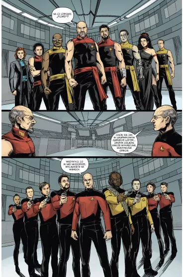 Lustrzany Wszech�wiat. Star Trek. Nast�pne Pokolenie. Tom 4 - Brian Wood, Roy Thomas, David  Messina, Sylvia  Califano