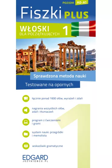 Fiszki plus. W�oski dla pocz�tkuj�cych. Poziom A0-A1 - Micha� Podsiad�o, Dario Prola