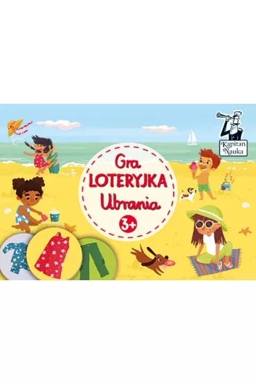 Kapitan Nauka. Gra Loteryjka. Ubrania. 3+ Edgard