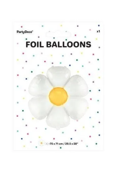 PartyDeco Balon foliowy Stokrotka 97x103cm