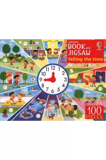 Puzzle Usborne Book and Jigsaw Telling the Time - Kate Nolan