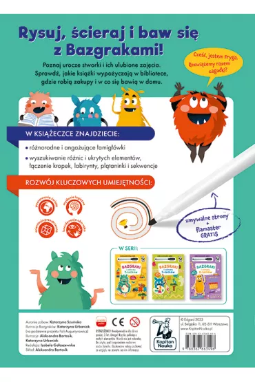 Bazgraki i zabawy 4-latk�w. Kapitan Nauka - Katarzyna Szumska