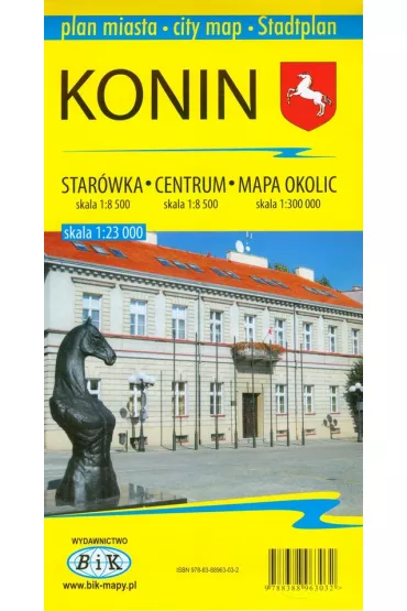 Plan miasta Konin 1:23000