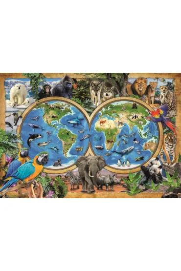 Puzzle 300 el. Super The wonderful Animal World Clementoni