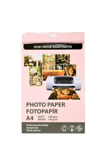 Koh-I-Noor Papier foto A4 matt 50ark. 190g.