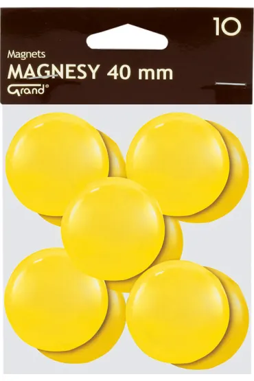 Magnesy Grand 40 mm ��te op. 10 sztuk