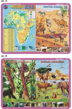 Visual System Podkadka edukacyjna. Afryka, zwierzta Sahary