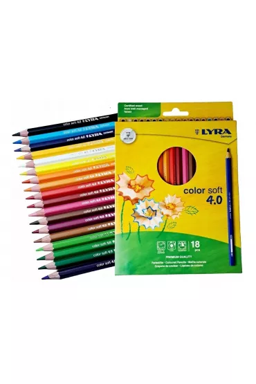 Lyra Kredki Color Soft 4.0 Hangable 18 kolorw