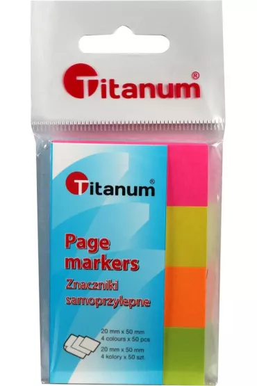 Titanum Zak�adki indeksuj�ce Fluo
