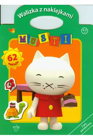 Musti Walizka z naklejkami 4-5 lat