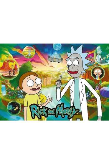 Puzzle 1000 el. Rick i Morty Trefl