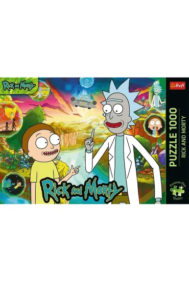 Puzzle 1000 el. Rick i Morty Trefl