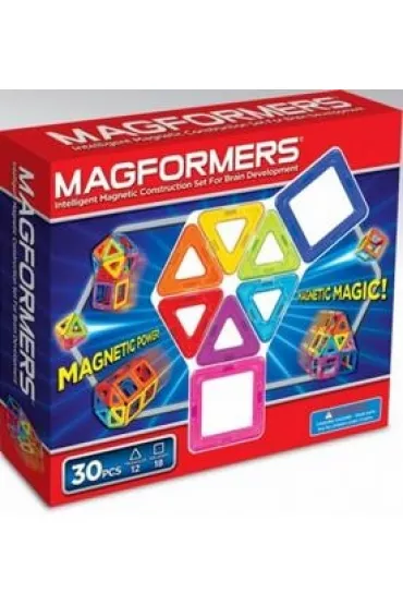 Magformers Basic. Klocki magnetyczne 30 element�w