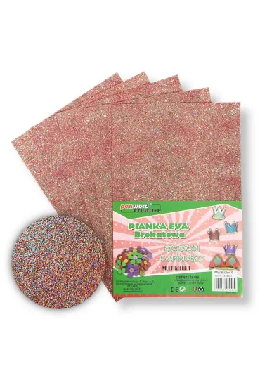 Polsirhurt Pianka multicolor brokat 9 20x30 cm