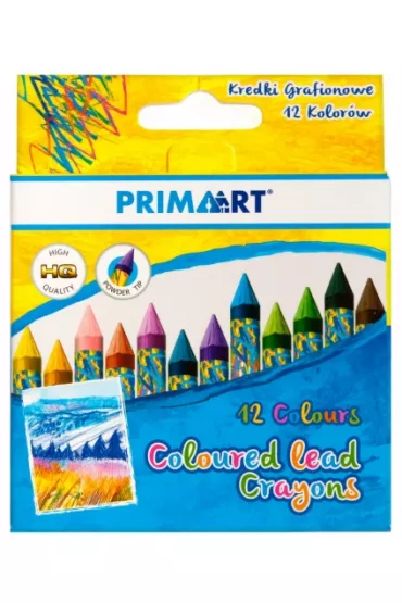 Prima Art Kredki Grafionowe 12 kolor�w
