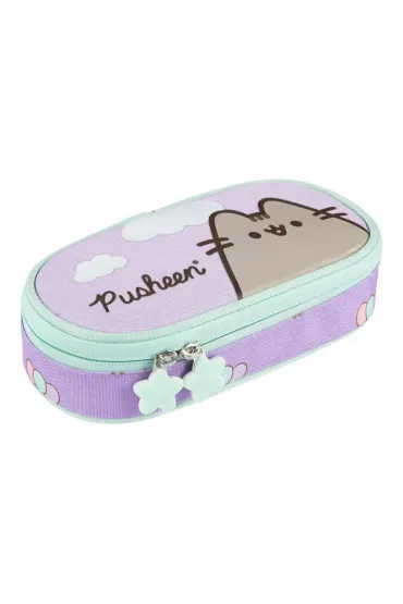 St. Majewski Pi�rnik saszetka z wewn�trzn� klapk� Pusheen viol