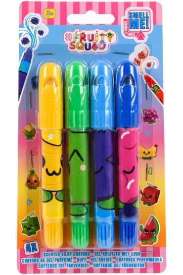 Canenco Pachn�ce �elowe kredki Fruitysquad 4 szt.