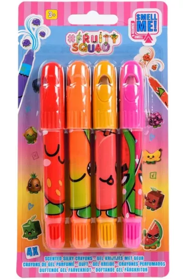 Canenco Pachn�ce �elowe kredki Fruitysquad 4 szt.