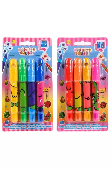 Canenco Pachn�ce �elowe kredki Fruitysquad 4 szt.